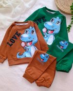 Girls' and boys' blouse and trousers, sizes 35 to 50