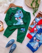 Girls' and boys' blouse and trousers, sizes 35 to 50