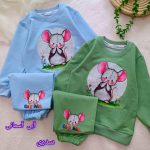 Girls' and boys' blouse and trousers, sizes 40 and 45