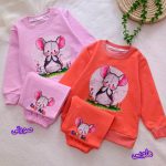 Girls' and boys' blouse and trousers, sizes 40 and 45