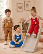 Girls' and boys' tops and trousers, ages 1 to 5 years