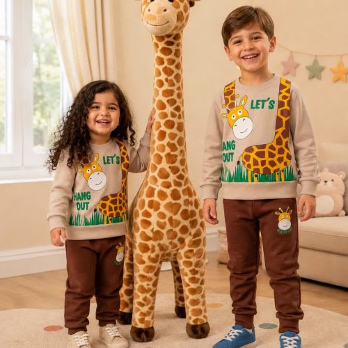 Girls' and boys' tops and trousers, ages 1 to 7