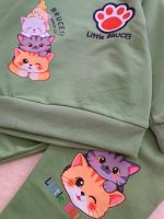 Girls' and boys' tops and trousers, sizes 35 to 45