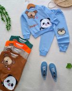 Girls' and boys' tops and trousers, sizes 35 to 50