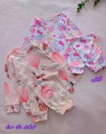 Girls' and boys' tops and trousers, sizes 35 to 50