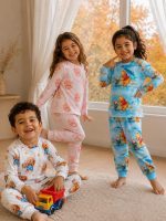 Girls' and boys' tops and trousers, sizes 35 to 50