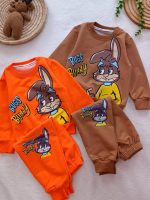 Girls' and boys' tops and trousers, sizes 35 to 50