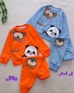Girls' and boys' tops and trousers, sizes 35 to 50