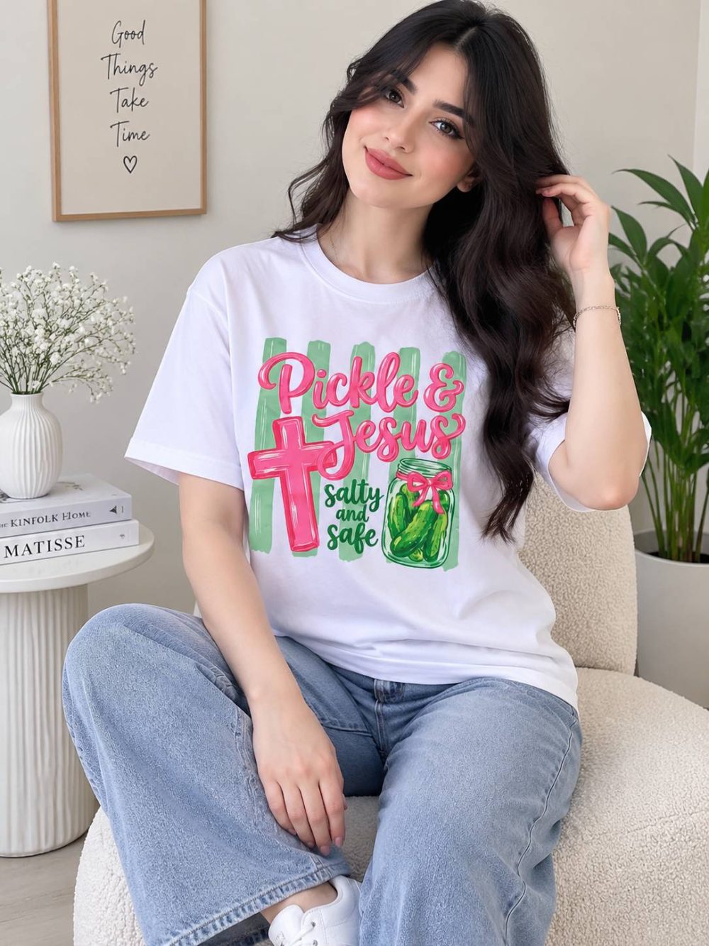 Girls' and women's T-shirts, ranging from age 13 up to size 44