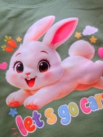 Girls' blouse and trousers, ages 1 to 7