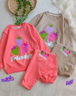 Girls' blouse and trousers, ages 2 to 5