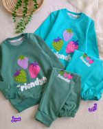 Girls' blouse and trousers, ages 2 to 5