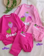 Girls' blouse and trousers, ages 2 to 5