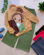 Girls' blouse and trousers, ages 5 to 9
