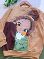 Girls' blouse and trousers, ages 5 to 9
