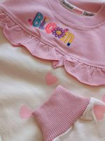 Girls' blouse and trousers, sizes 35 to 50