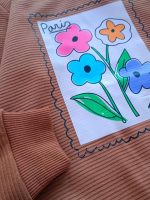 Girls' blouse and trousers, sizes 40 and 45