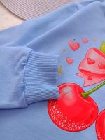 Girls' blouse and trousers, sizes 45 to 60