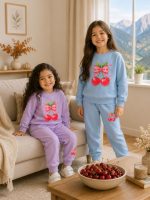 Girls' blouse and trousers, sizes 45 to 60