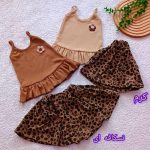 Girls' tank top and shorts set (ages 1 to 5)