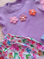 Girls' tank top and shorts set (ages 1 to 5)