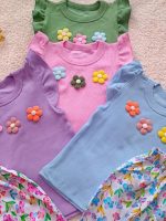 Girls' tank top and shorts set (ages 1 to 5)