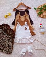 Girls' tank top and shorts set (ages 1 to 5)