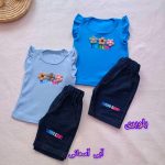 Girls' tank top and shorts set (ages 1 to 5)