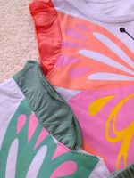 Girls' tank top and shorts set, sizes 35 to 45