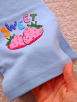Girls' tank top and shorts set, sizes 45 and 50
