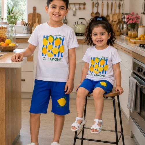 T-shirts and shorts for girls and boys, ages 3 to 7