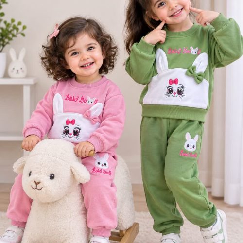 بلوز شلوار پیشی گوش دار