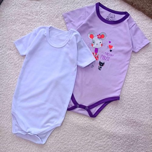 Bodysuits for girls and boys, ages 3 to 36 months