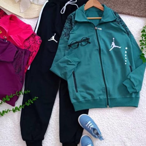 Boys' and girls' sweatshirt and trousers, sizes 60 and 65