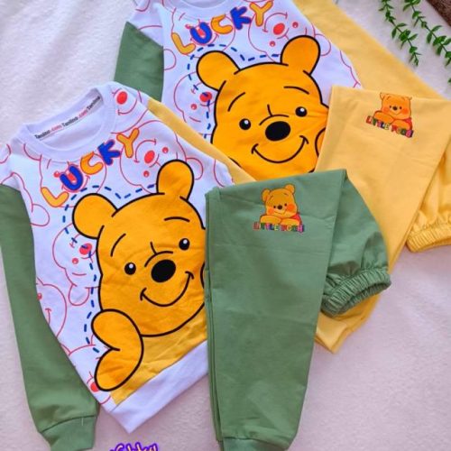 Girls' and boys' blouse and trousers (ages 3 to 7)