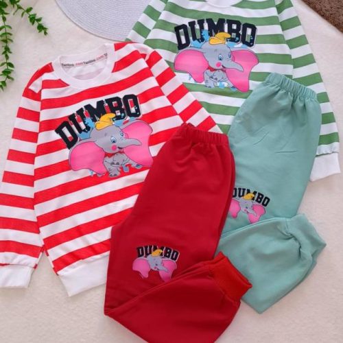 Girls' and boys' blouse and trousers, sizes 45 and 50