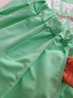 Girls' and boys' blouse and trousers, sizes 55 to 70