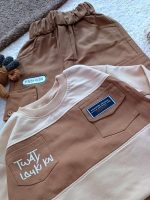 Girls' and boys' blouses and trousers, sizes 40 to 60