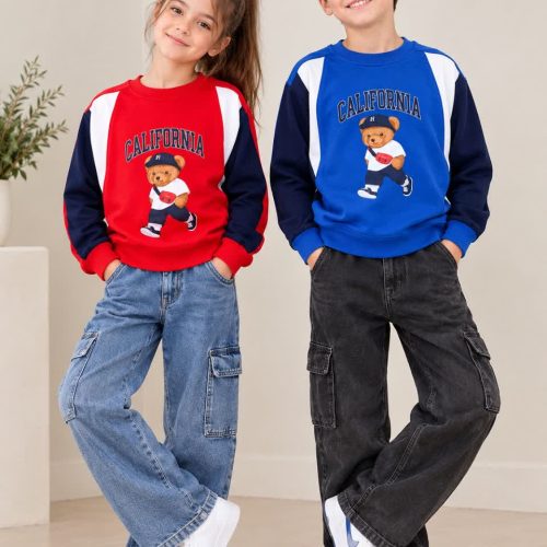 Girls' and boys' blouses, sizes 50 and 55