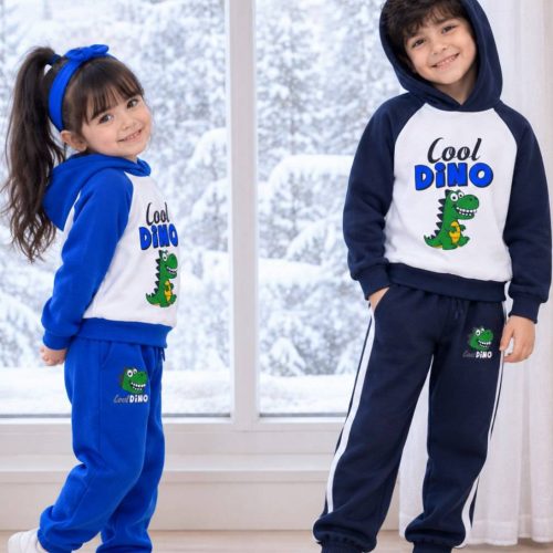 Girls' and boys' hoodie and pants set (ages 3 to 7)