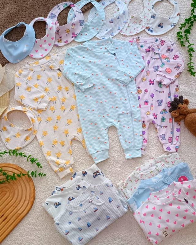 Girls' and boys' rompers, from newborn to 36 months (1)