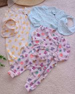 Girls' and boys' rompers, from newborn to 36 months