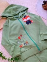 Girls' and boys' sweatshirt and trousers, sizes 40 and 45