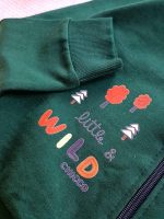 Girls' and boys' sweatshirt and trousers, sizes 40 and 45