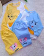 Girls' and boys' tops and trousers, ages 1 to 5 years