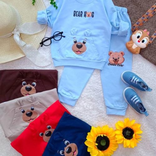 Girls' and boys' tops and trousers, ages 2 to 5