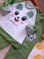 Girls' and boys' tops and trousers, ages 4 to 7