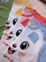 Girls' and boys' tops and trousers, ages 4 to 7