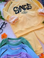 Girls' and boys' tops and trousers, ages 4 to 7
