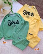 Girls' and boys' tops and trousers, ages 4 to 7